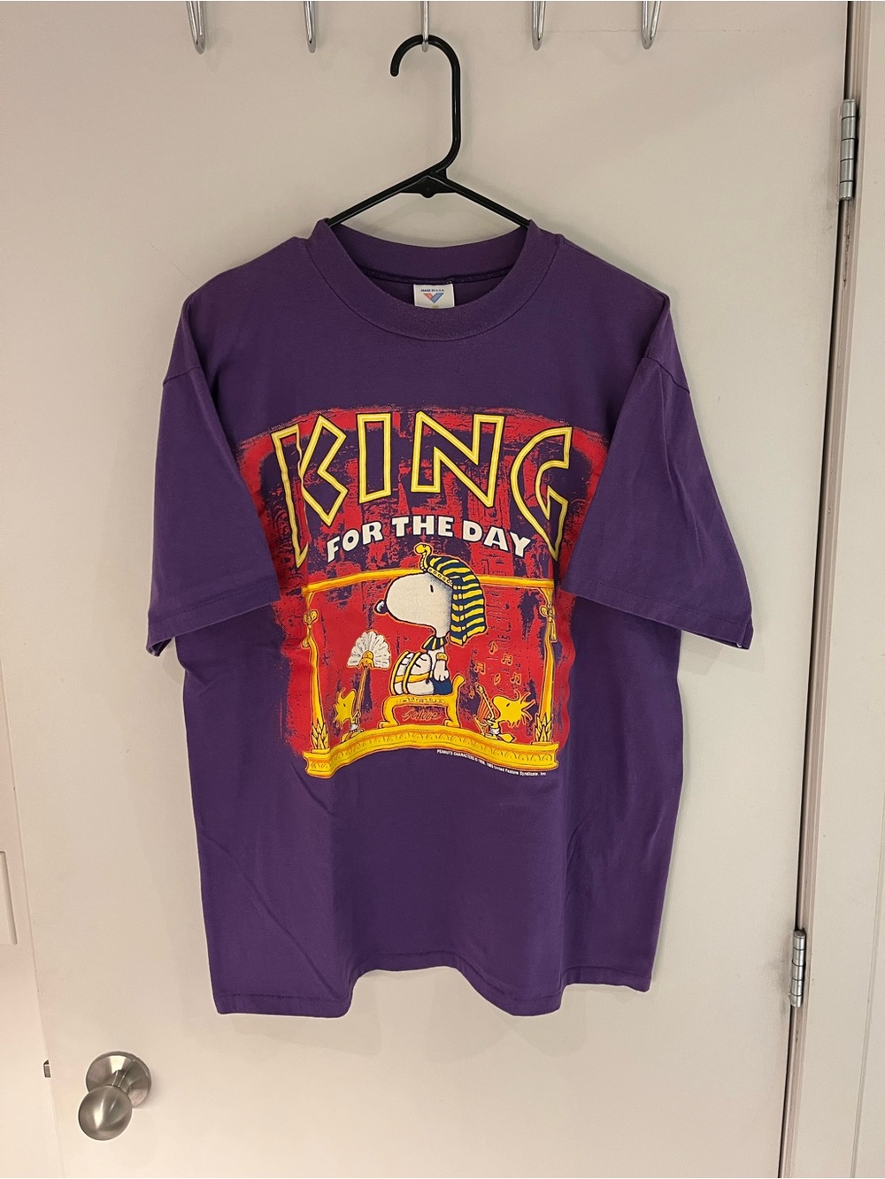 Vintage 80s/90s Snoopy Single Stitch T-shirt Size L